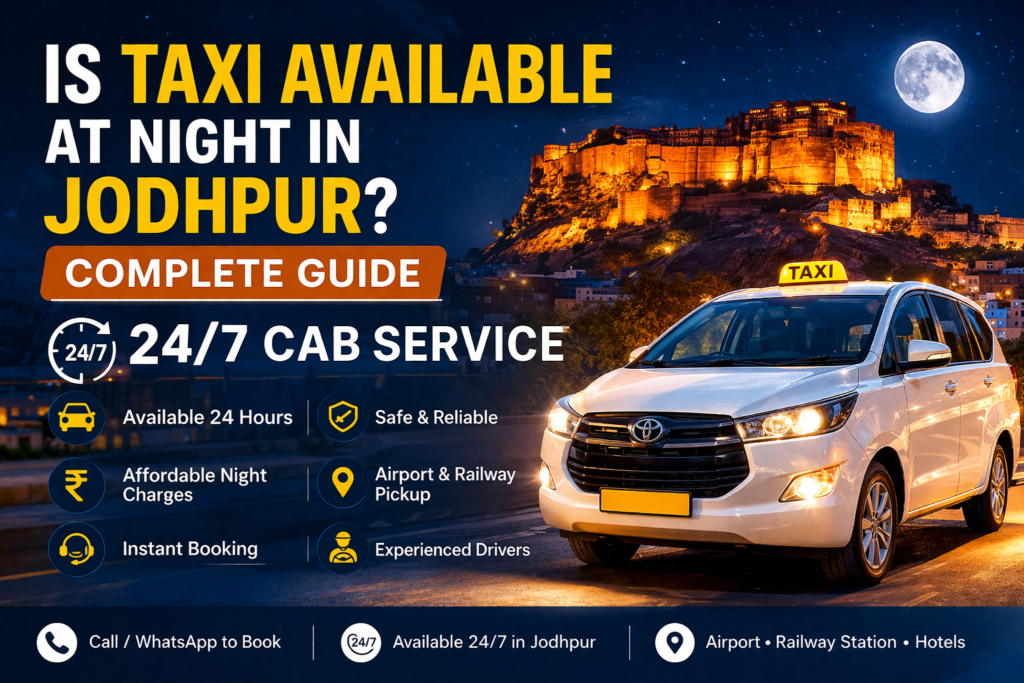 night-time cab services in Jodhpur